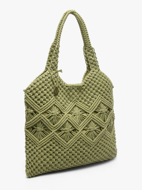 Schoudertas Estival Katoen Le voyage en panier Groen estival PM941 ander zicht 1